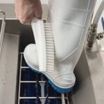 Hand brush cleaning